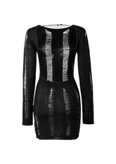 MAIN BABE  CROCHET MINI DRESS